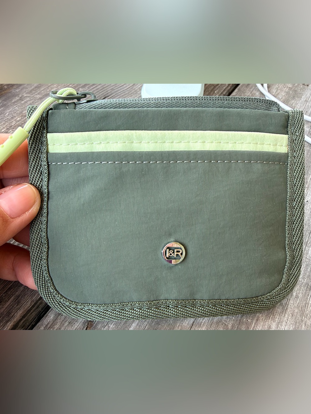 Olive Green Mini Wallet
